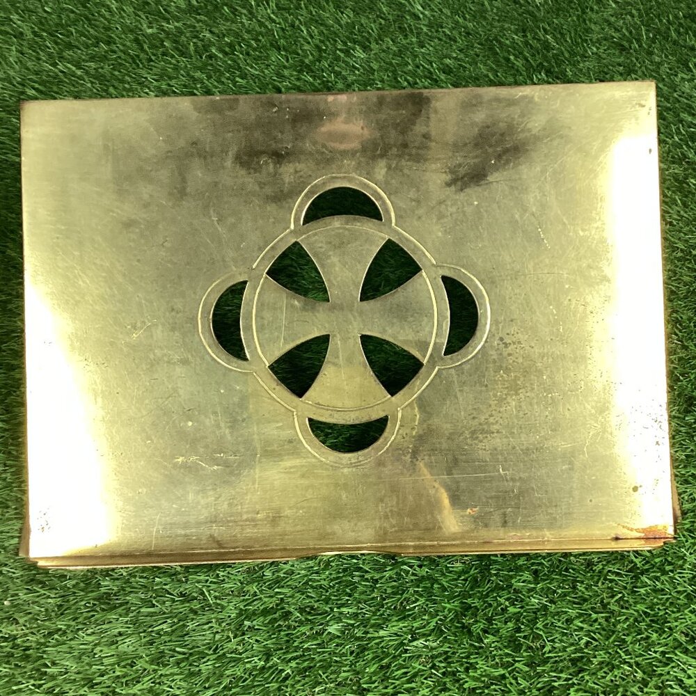 Vintage Gorham Brass Book stand Bible Book Holder Religious